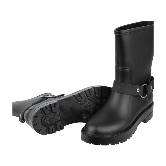 Gelert Womens/Ladies Plain Buckle Detail Wellington Boots (Black) - Image 4