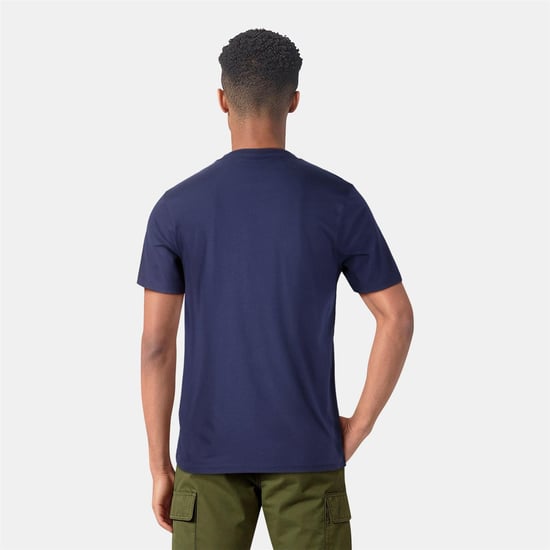 Lyle & Scott Mens Logo Cotton T-Shirt (Navy) - Image 4