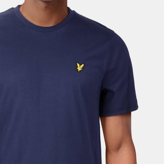 Lyle & Scott Mens Logo Cotton T-Shirt (Navy) - Image 5