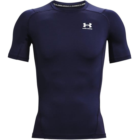 Under Armour Mens HeatGear Training T-Shirt (Navy/White) - Image 1