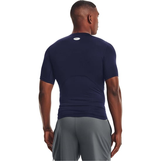 Under Armour Mens HeatGear Training T-Shirt (Navy/White) - Image 3