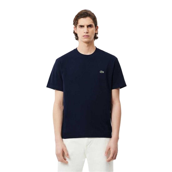 Lacoste Heren Geborduurd T-shirt met logo (Marine) - Image 1