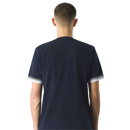 Pretty Green Mens Henley Regular T-Shirt (Navy) - Image 2