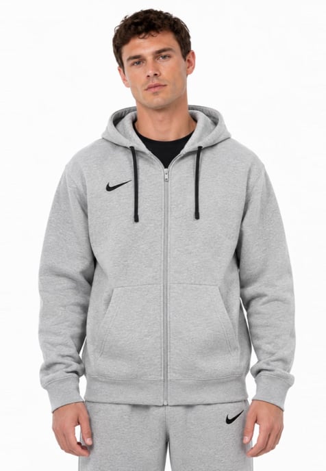 Nike Park 20 Mens Fleece Tracksuit Set in Grey - Image 3