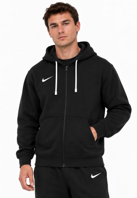 Nike Park 20 Mens Fleece Tracksuit Set in Black - Image 3