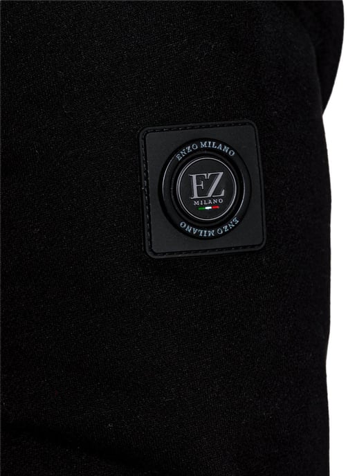 Enzo Milano | Mens Hooded Quilted Hybrid Jacket - Image 3