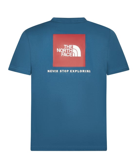 The North Face Redbox T-Shirt and Shorts Set Blue - Image 4