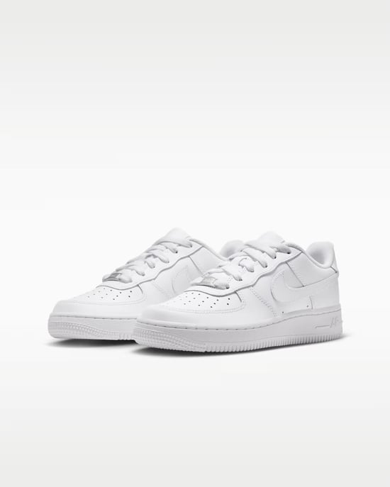Nike Air Force 1 LE Kids Shoes White - Image 5