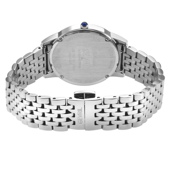 Gevril Women's Airolo Swiss Diamond Watch White MOP Dial Diamond Case 316L Stainless Steel Watch - Image 3