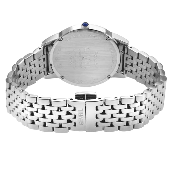 Gevril Women's Airolo Swiss Diamond Black MOP Dial Diamond Case Watch - Image 3