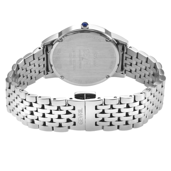 Gevril Women's Airolo Swiss Diamond Watch White MOP Dial 316L Stainless Steel Bracelet - Image 3
