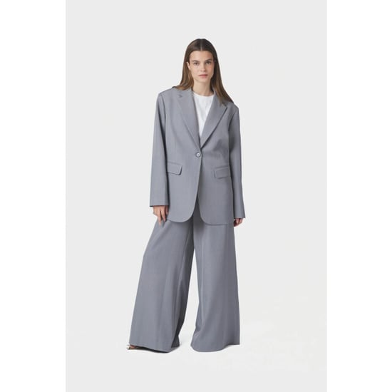 Neo Noir janel structure pants 169941 133 grey melange - Image 4