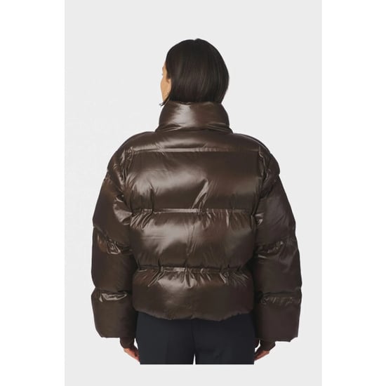 Neo Noir rhea shiny puffer jacket 165094 584 chocolate brown - Image 5