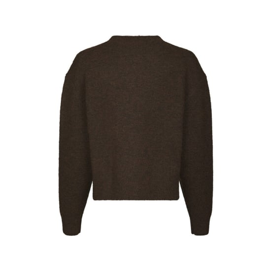 Neo Noir dione fluffy knit cardigan 168537 205 brown melange - Image 2