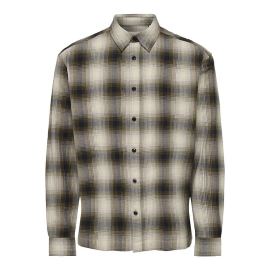 Only & Sons onskosta ls check reg shirt 22039256 rubber - Image 1