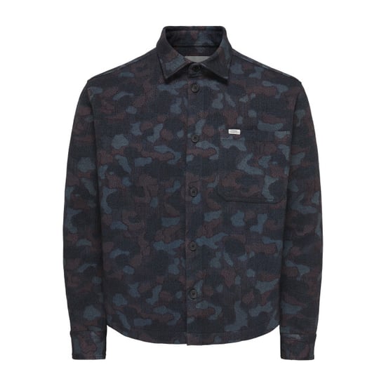 Only & Sons onsjudsen jaquard overshirt ww 22039490 nights - Image 1