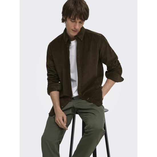 Only & Sons onsmichael 18w reg cord stretch ls 22029764 demitasse - Image 3