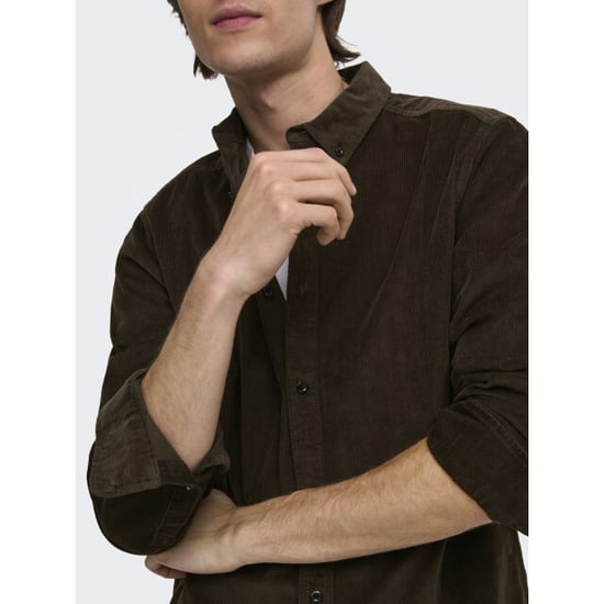 Only & Sons onsmichael 18w reg cord stretch ls 22029764 demitasse - Image 4