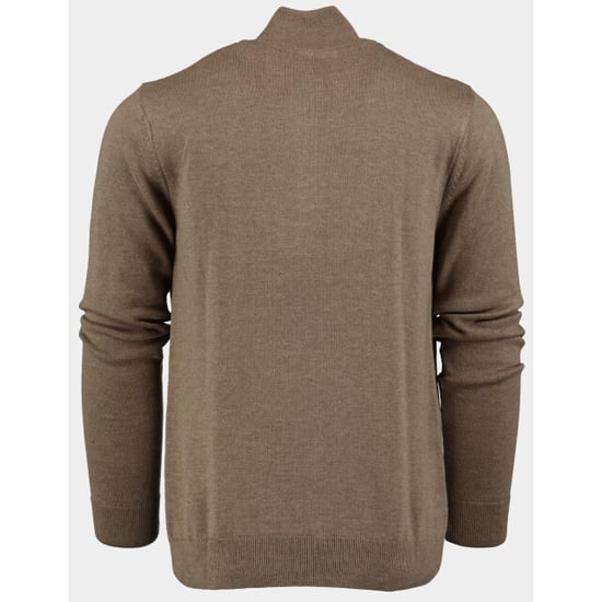 Bos Bright Blue Half zip 302/8017-coffee - Image 2