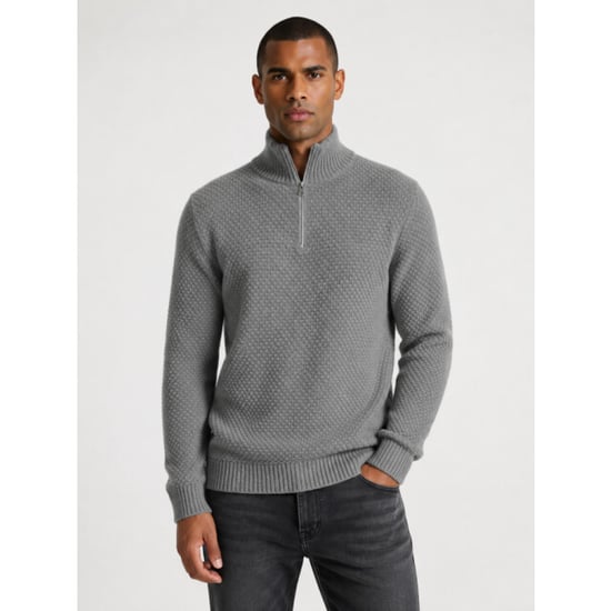 Kronstadt Ks3000015 ksdev half zip 913 lt. grey mix heren trui - Image 1