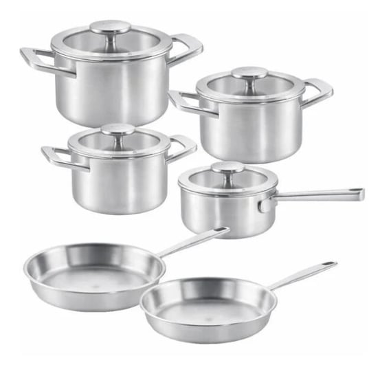 Habonne Allure pannenset downdraft 6 delig 5 ply rvs met glasdeksel - Image 4