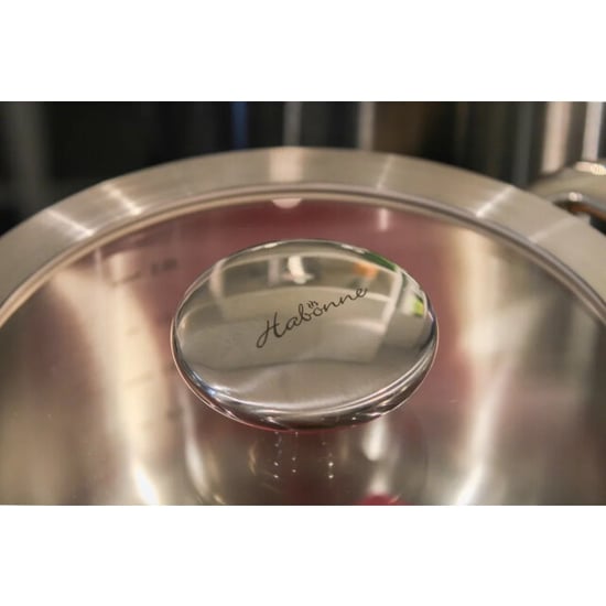 Habonne Allure pannenset downdraft 6 delig 5 ply rvs met glasdeksel - Image 6