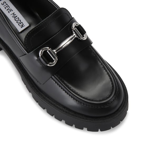 Leather Lando Black Loafers - Image 4