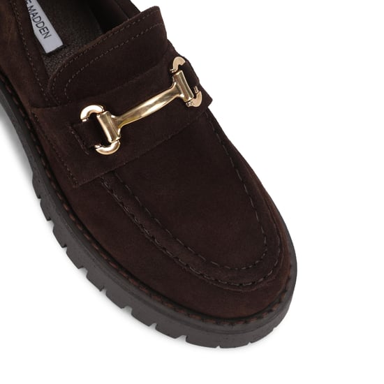 Suede Lando Dark Brown Loafers - Image 4