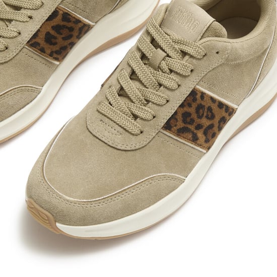FitFlop F-mode flow suede leopard trainers - Image 3