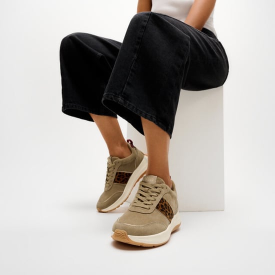 FitFlop F-mode flow suede leopard trainers - Image 4