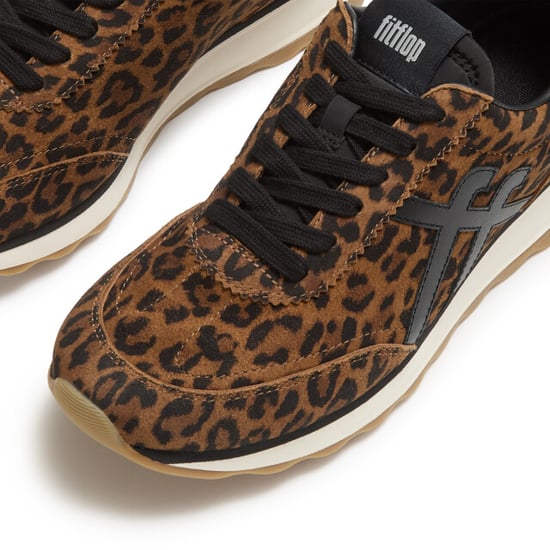 FitFlop Retro-q ff suede leopard trainers - Image 2