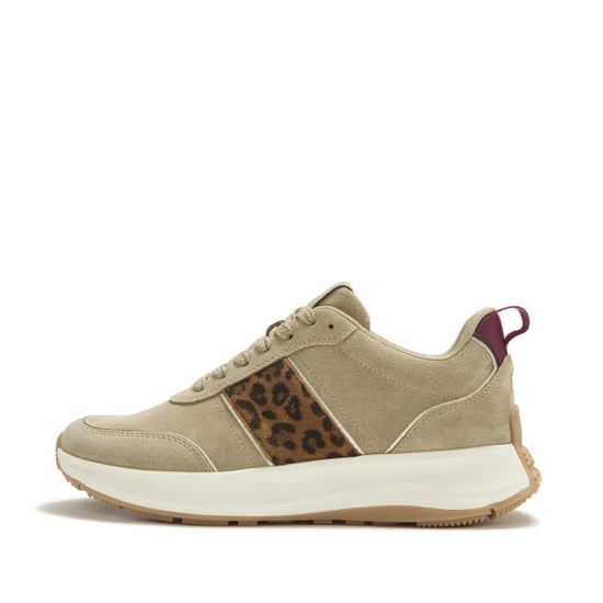 FitFlop F-mode flow suede leopard trainers - Image 5