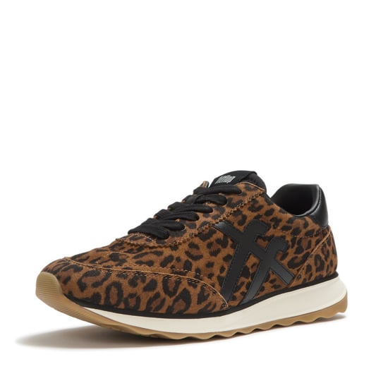 FitFlop Retro-q ff suede leopard trainers - Image 3