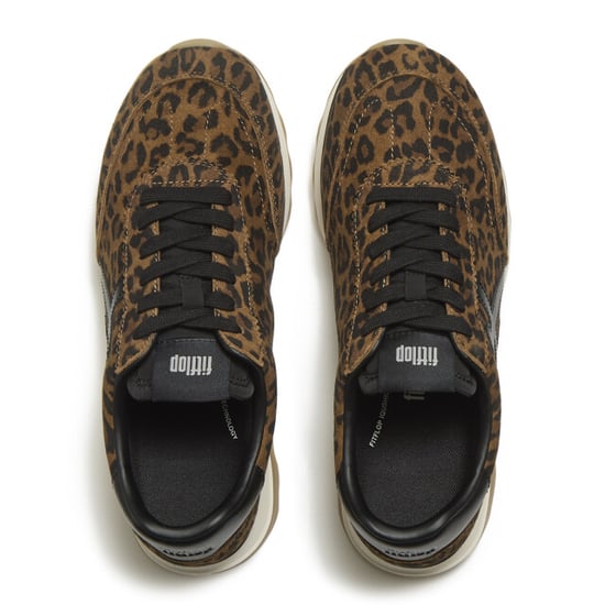 FitFlop Retro-q ff suede leopard trainers - Image 4