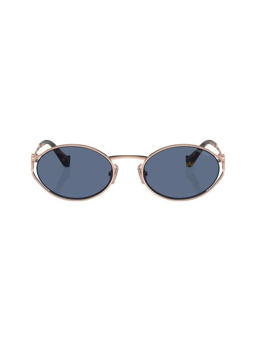 Miu Miu Zonnebril Blauw/Goud - Image 2