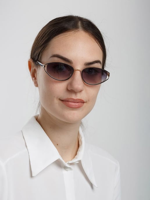 Ana Hickmann Solglasögon Guld/Svart - Image 4