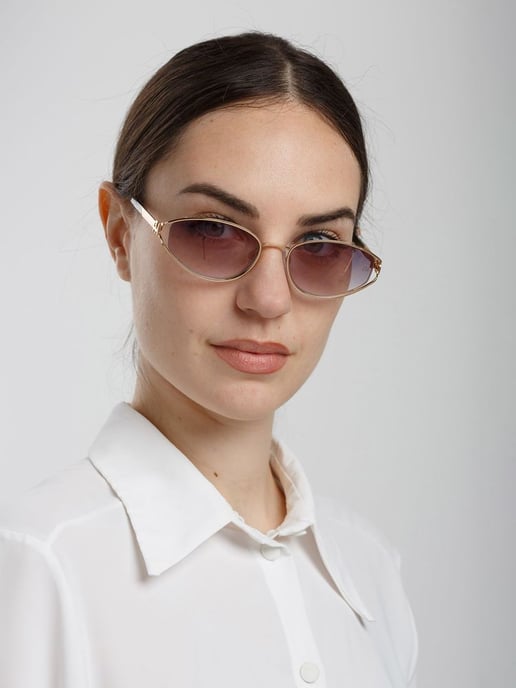 Ana Hickmann Solglasögon Guld/Rosé - Image 4