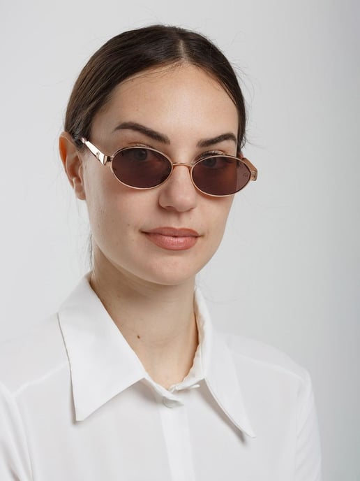 Ana Hickmann Solglasögon Guld/Rosé - Image 4