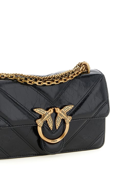 PINKO Svart Kalvskinn Crossbody-väska - Image 3