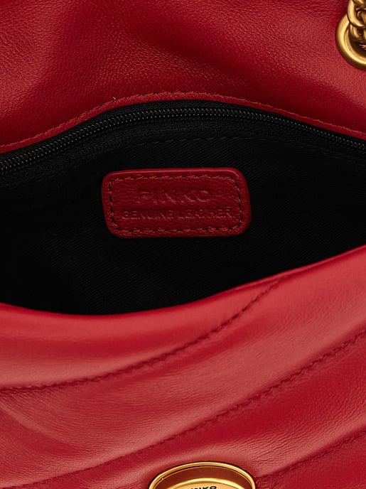 PINKO Multicolor Lamsleren Schoudertas - Image 4