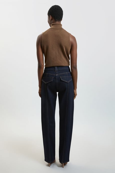 Petite Denim Straight Leg Jean - Image 3