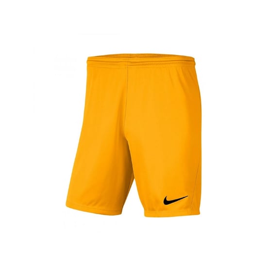 Men's Nike Park Iii Dri Fit Slim Fit Football Shorts in Yellow - Image 1
