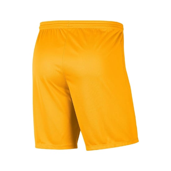 Men's Nike Park Iii Dri Fit Slim Fit Football Shorts in Yellow - Image 2