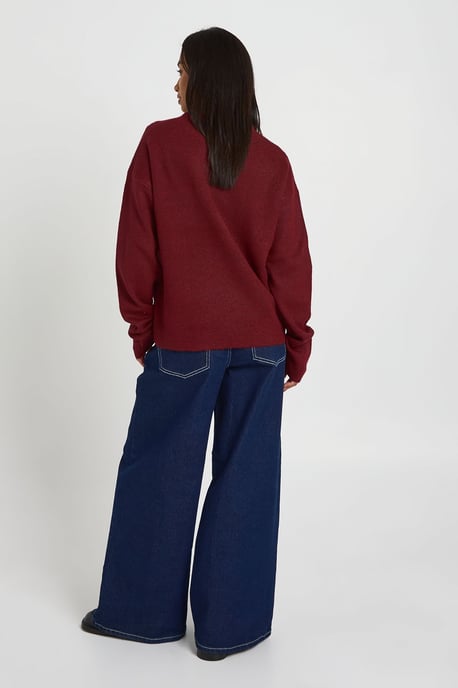 Knitted Crew Neck Jumper - Image 2