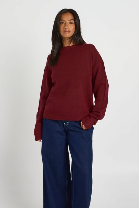 Knitted Crew Neck Jumper - Image 3