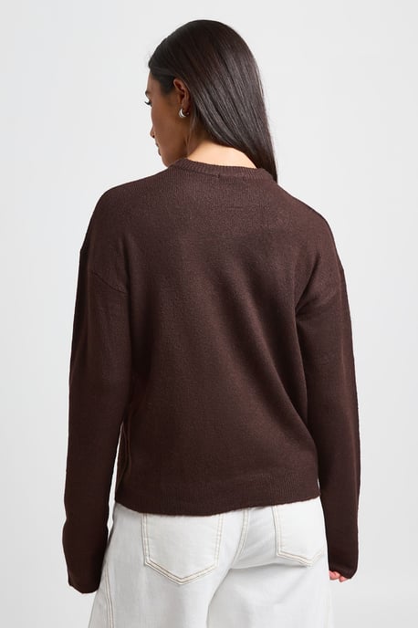 Knitted Crew Neck Jumper - Image 2