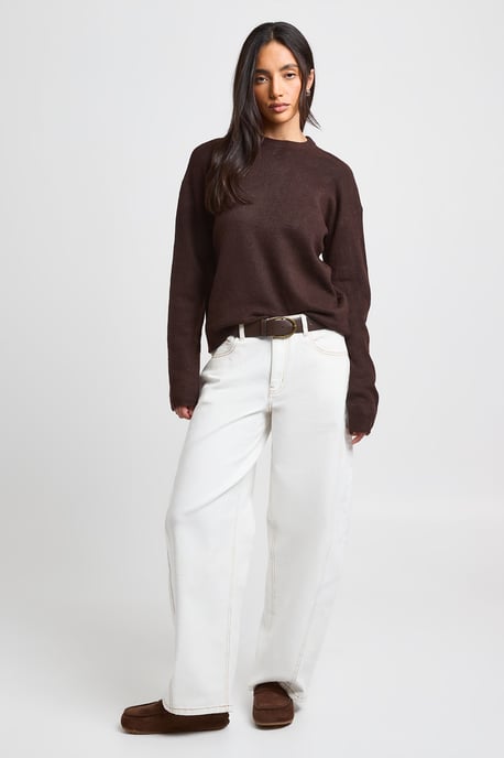 Knitted Crew Neck Jumper - Image 3