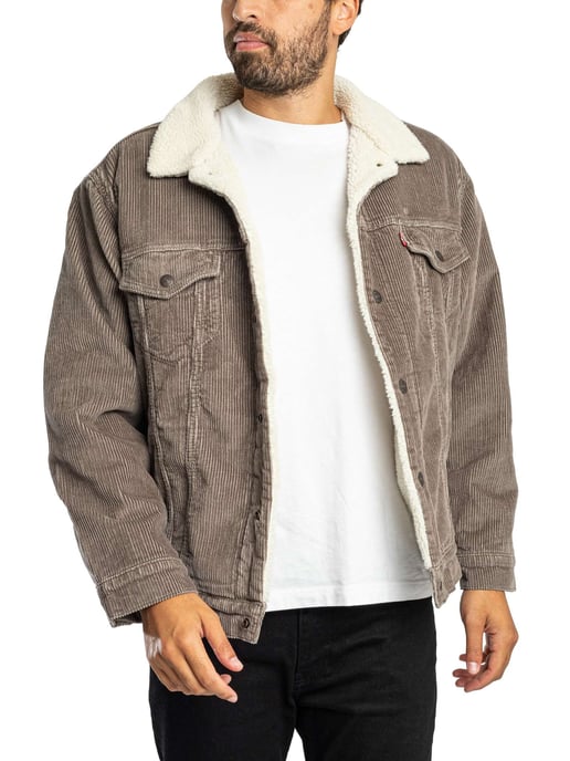 Levi's Relaxte Sherpa-Jas, Grijs - Image 1