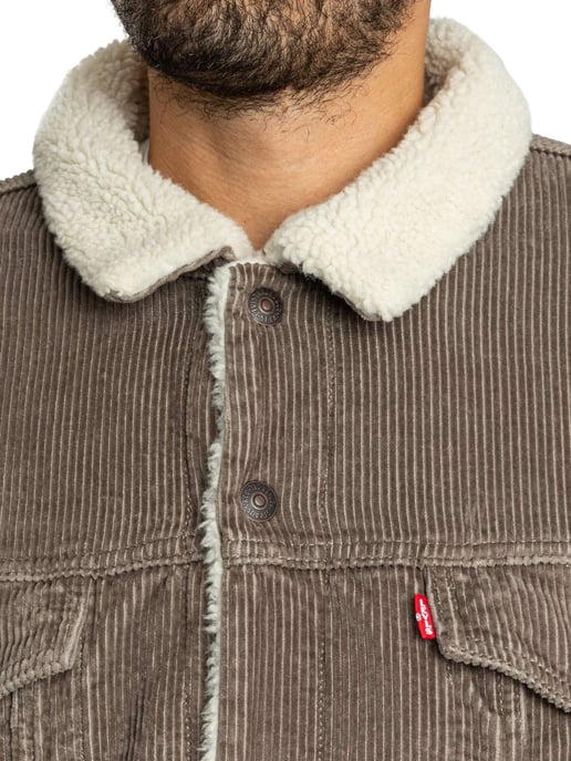 Levi's Relaxte Sherpa-Jas, Grijs - Image 5
