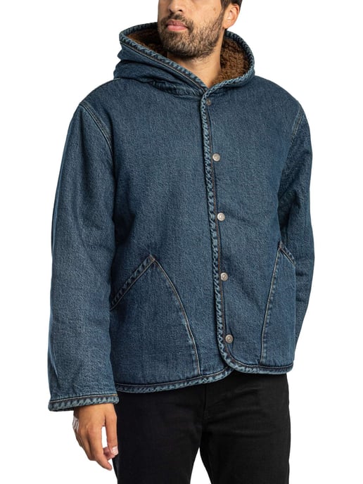 Levi's Sherpa-Jas Met Capuchon, Blauw - Image 2
